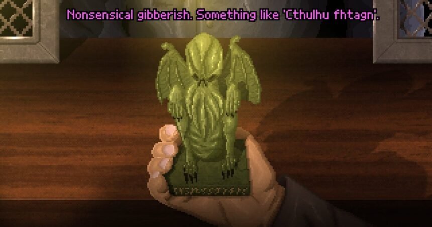 The Dark Rites of Arkham review - pure Lovecraftian point and click fan service