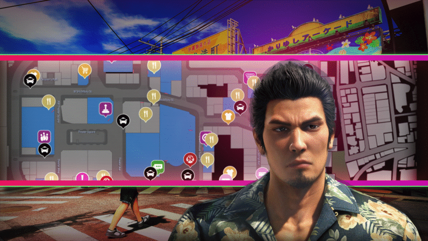 Yakuza Kiwami 3 interactive maps