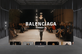 Attending Balenciaga’s Summer 26 Show in Apple Vision Pro