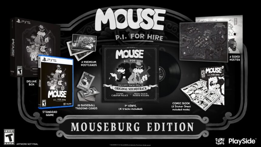 MOUSE: P.I. For Hire is Getting A Post-Launch Expansion, Physical Mouseburg Edition Revealed