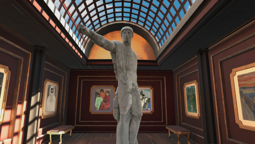 An Immersive Perspective of Artistic Masterpieces in Apple Vision Pro