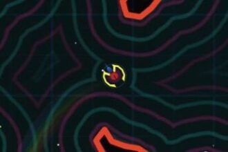 Drawn to Drift is a multiplayer racer where players guide slippery ships through obstacle courses