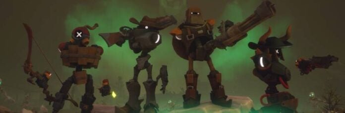 Far Far West is a chaotic co-op FPS where robots fight magical horrors that’s hitting early access April 28