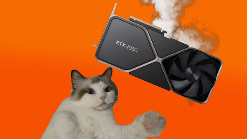 Nvidia GeForce RTX 4090 owner saved by their cat, after GPU power connector melts