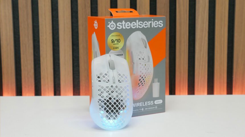 SteelSeries tested its new gaming mouse with a car and dishwasher, but I just played games with it