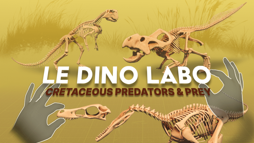 Le Dino Labo's Latest DLC, Cretaceous Predators &amp; Prey, Out Now