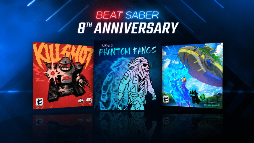 ‘Beat Saber’ Turns 8, Bringing 3 New Free Tracks to VR’s Favorite Block-slashing Rhythm Game