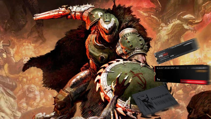 Doom The Dark Ages ray tracing might have killed your frame rate, but at least it saved id 110GB of disk space