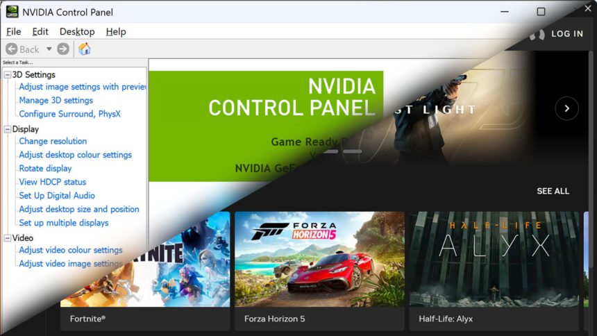 Nvidia just killed Control Panel, ending 20 years of its driver interface