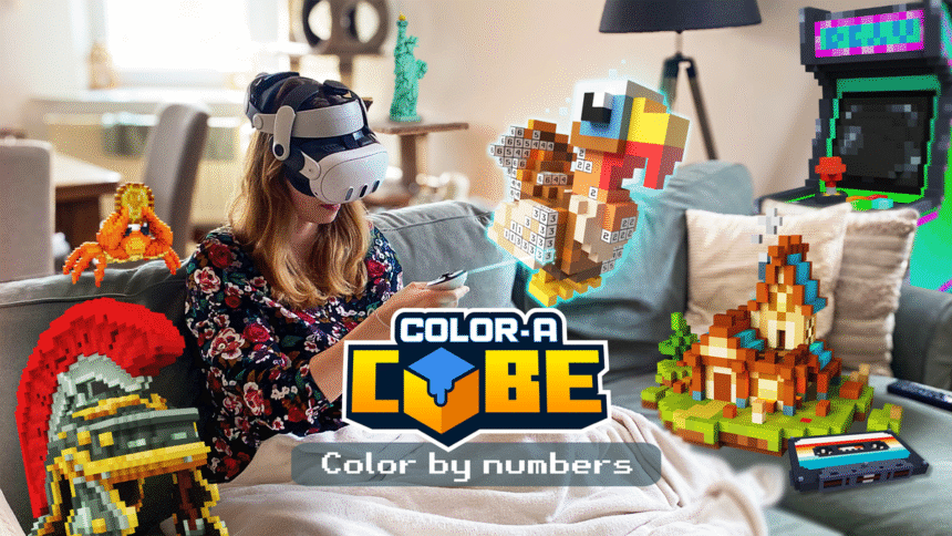 Voxel Coloring Game Color-A-Cube Gets A Release Date