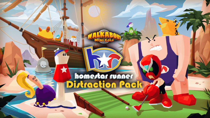 Homestar Runner Takes Over Walkabout Mini Golf Today In New Distraction Pack Add-On