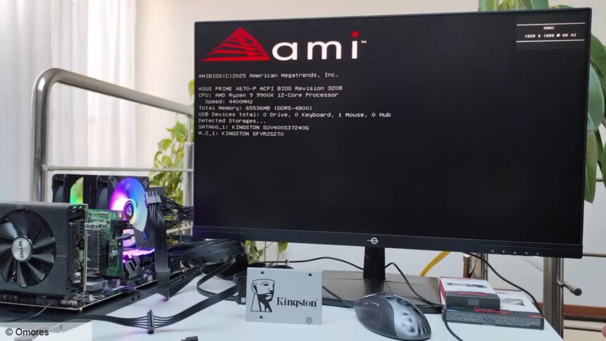 This gaming PC can boot to Windows in just six seconds, runs Unreal at 1300fps