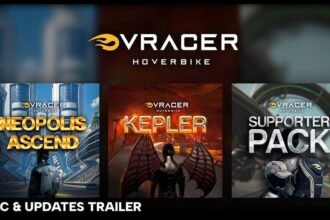 VRacer Hoverbike Launches New Tracks &amp; Supporter DLC Packs