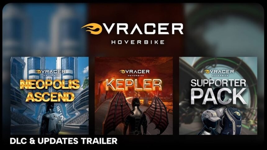 VRacer Hoverbike Launches New Tracks &amp; Supporter DLC Packs