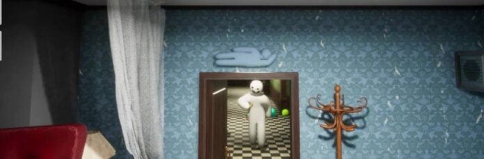 Meccha Chameleon is a multiplayer friendslop hide-and-seek game where you paint yourself to blend in