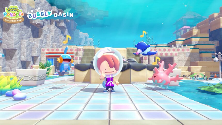 Pokémon Pokopia’s Bubbly Basin DLC Launches on August 5th, Free Update Adds Diving