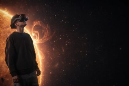 You can now walk through space and gaze into a black hole at this VR exhibit
