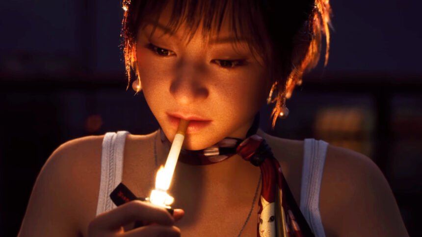 4Divinity thinks Chinese developed games could fill the demand for new IP - A woman lighting a cigarette in Showa American Story.