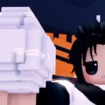 A player holding a stolen egg in Steal An Egg on Roblox.