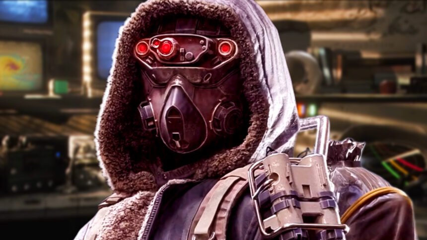 Arc Raiders Expedition 5 will be its last until 2027 - A person wearing a full face mask and hood.