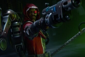 Dawn of War 4 release date - a game character pictured with a red hood