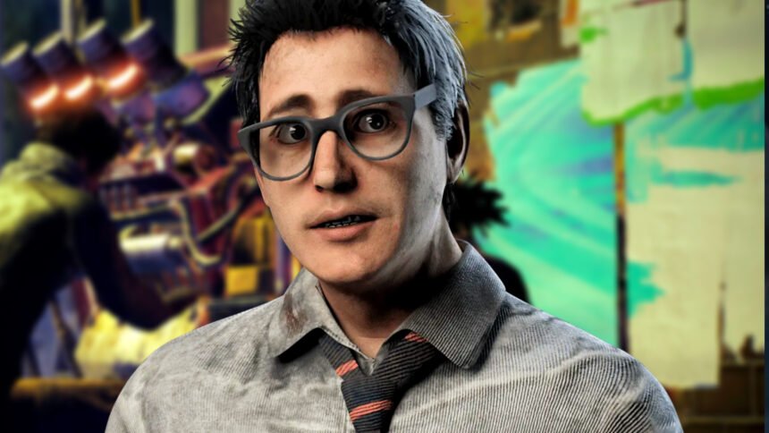 The Dead by Daylight Survivor chat is now the Player Intent wheel, and here's how it works - Dwight, a character in the BHVR multiplayer horror game.