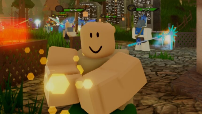 Dungeon Quest Reborn codes - a default player character in Dungeon Quest Reborn on Roblox.