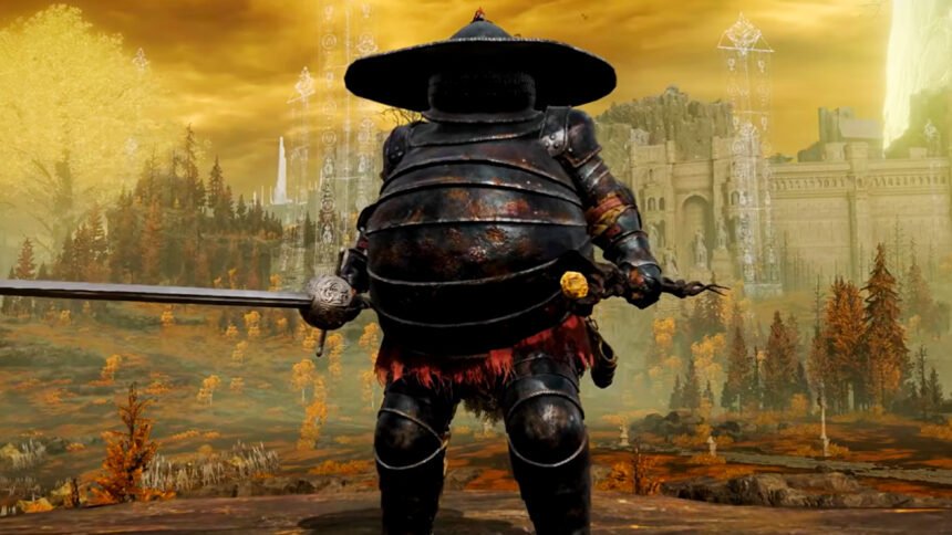 Elden Ring patch notes 1.17 are here, as FromSoftware makes balance changes before the Tarnished Edition DLC launch - A warrior in 'onion knight' style armor.