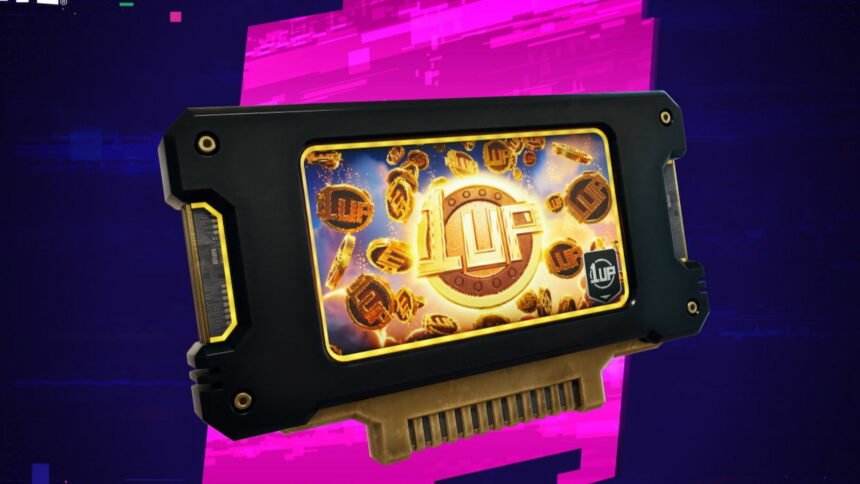A 1up coin in fortnite.