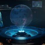 Characters standing around a holo sphere in Star Wars Zero Company.