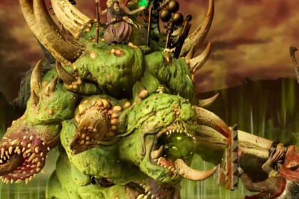 Total War Warhammer 3 Lords of the End Times roster reveal - The Glottkin Brothers, Chaos supporters of Nurgle.