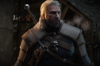 Geralt in Witcher 3 Remastered.