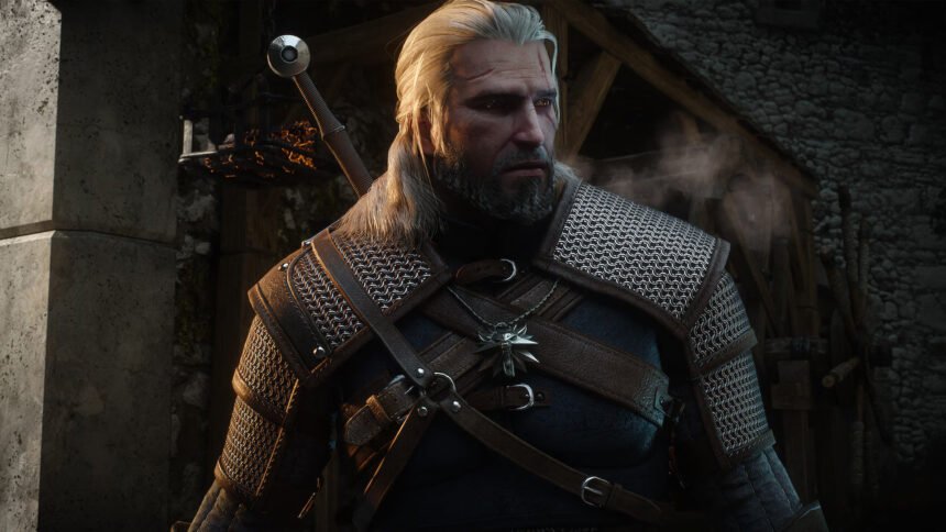 Geralt in Witcher 3 Remastered.