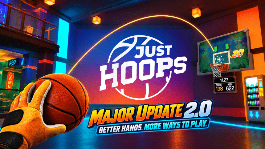 Just Hoops 2.0 Update Emphasizes Hand Tracking & Accessibility