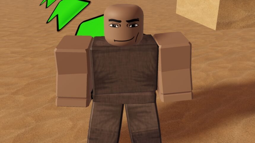 Build the Pyramid codes: a person stood in the desert