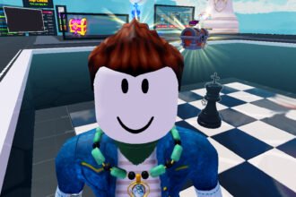 Chess Incremental codes - Roblox player standing on a chess board with their face close up