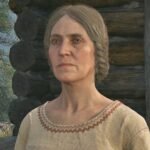 Dawnwalker Blasphemy mission: a woman with greying hair looks stern.