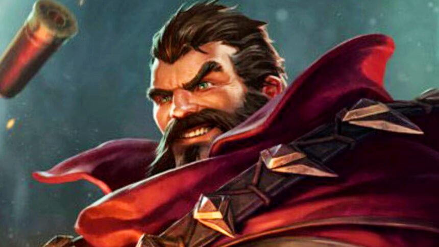 Old Graves is back as the iconic champion joins the League Classic patch 4 lineup - A handsome man in a red cloak in the Riot Games MOBA.