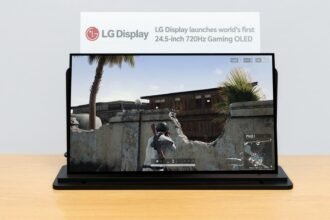 LG Display launches OLED panel with lofty 720Hz refresh rate