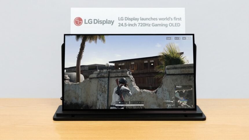 LG Display launches OLED panel with lofty 720Hz refresh rate