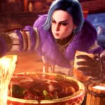 Monster Hunter Wilds Seamless Co-op mod lets you play the RPG without annoying interruptions - A hunter eats food in the Iceborne DLC.