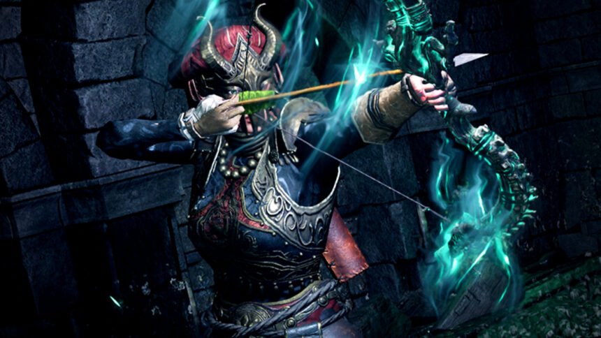 Path of Exile 2 confirms Steam Deck Verified status ahead of 1.0 launch - A ranger draws their bow in the Grinding Gear Games ARPG.