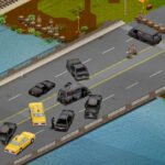 Project Zomboid A-Life mod adds Stalker inspired NPC factions to the zombie survival game - Cars on a bridge approaching a military checkpoint.