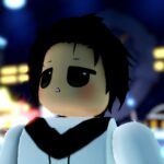 Re Adventures codes - a player looking up while standing outside the summoning shop in Re Adventure on Roblox.