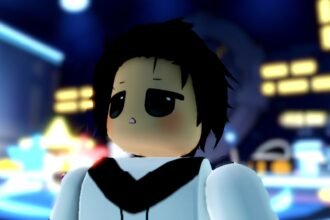 Re Adventures codes - a player looking up while standing outside the summoning shop in Re Adventure on Roblox.
