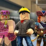 Roblox future 2026 - three characters against a blurry picture of RDC