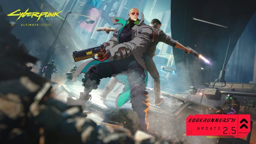 Cyberpunk 2077 Update Adds Edgerunners 2 Prequel Quest, New Radio Station, Mod Support, and More