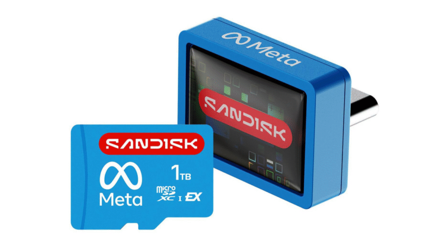 Sandisk Announces "Made For Meta" Storage Products For Quest &amp; VR Glasses