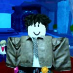 Anime Mysterious codes - picture of a Roblox player inside the game