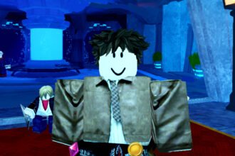Anime Mysterious codes - picture of a Roblox player inside the game